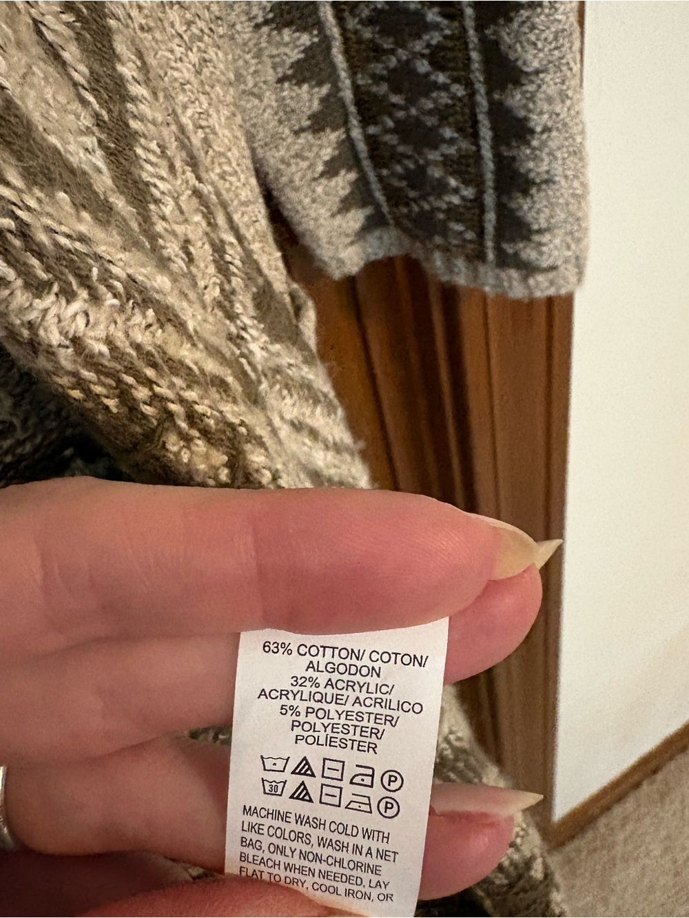 Southwestern long cardigan - Picture 3 of 3